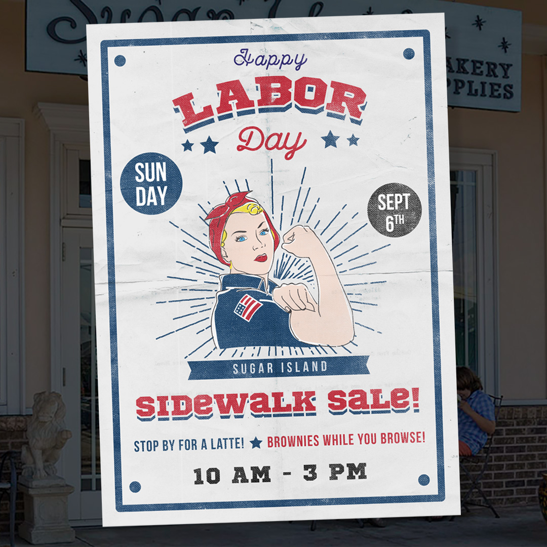 Labor Day Sunday Sidewalk Sale